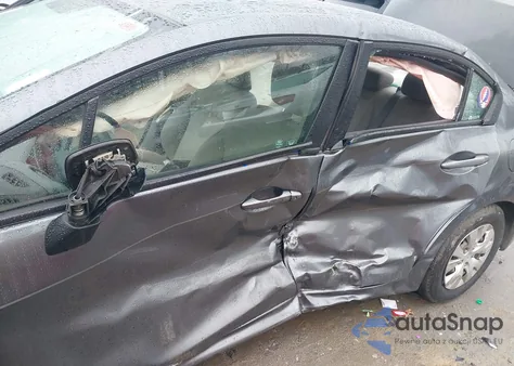 2012 Honda Civic Lx z USA, uszkodzony, nr VIN 19XFB2F58CE386911